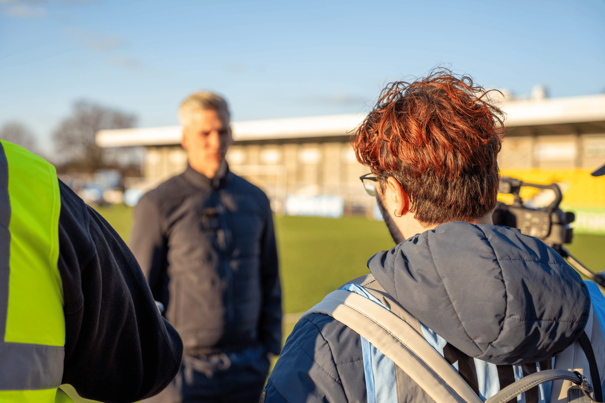 Aaron Bennis creating Sutton United content